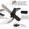 1pc 2-in-1 Smart Kitchen Knife and Vegetable Cutter - Perfect for Effortless Preparation of Vegetables and Fruits