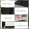 HOMCOM Upright Freezer, 3.0 Cubic Feet Compact Mini Freezer