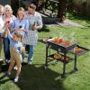 Foldable 2-Burner Flat Top Gas Griddle Cooking Station